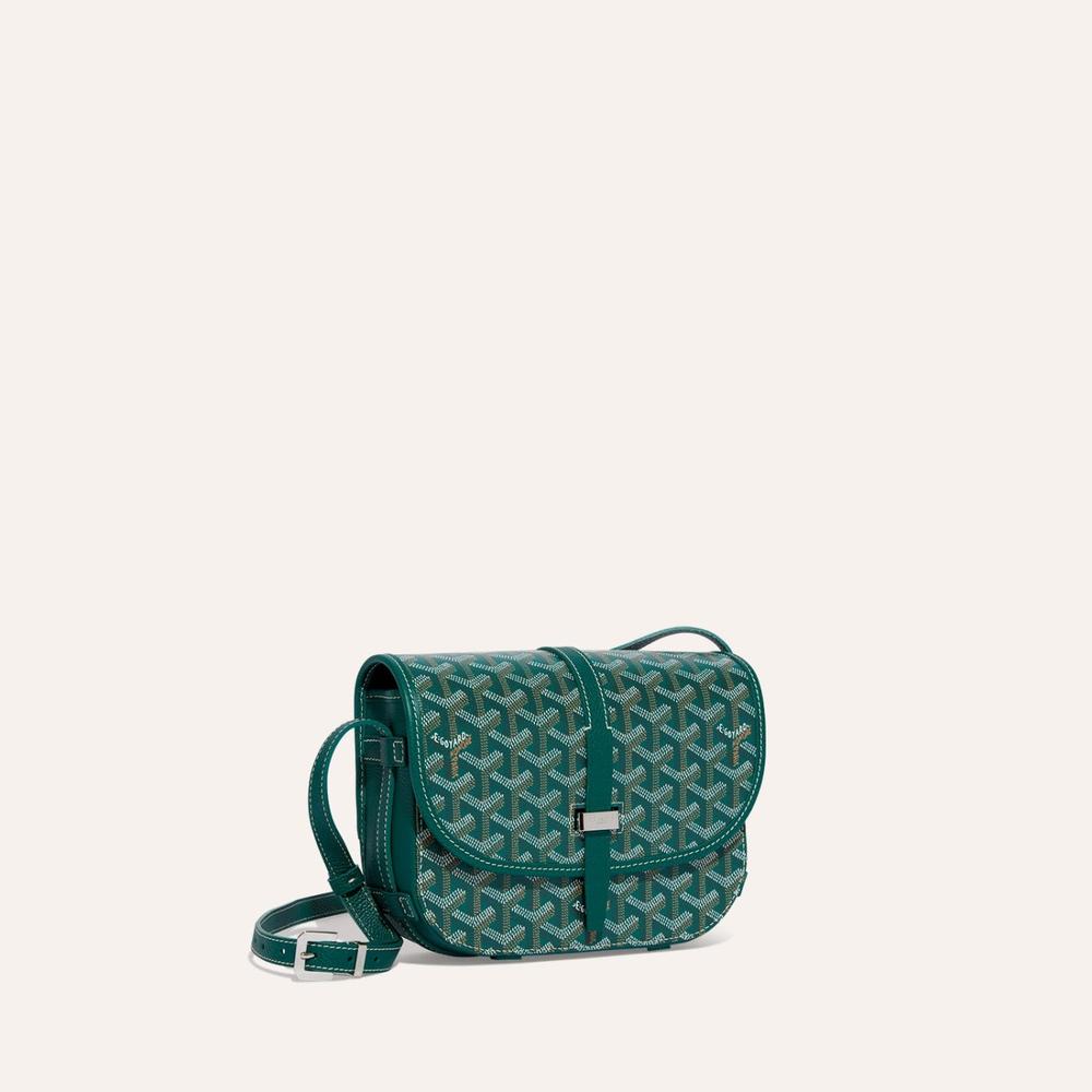 GOYARD Women Belvedere Bag PM Green BELVE3PMLTY09CG09P