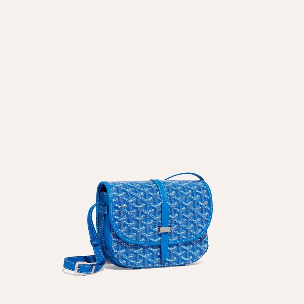 حقيبة GOYARD Belvedere النسائية PM باللون الأزرق السماوي BELVE3PMLTY10CG10P