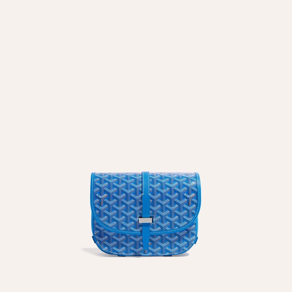 حقيبة GOYARD Belvedere النسائية PM باللون الأزرق السماوي BELVE3PMLTY10CG10P