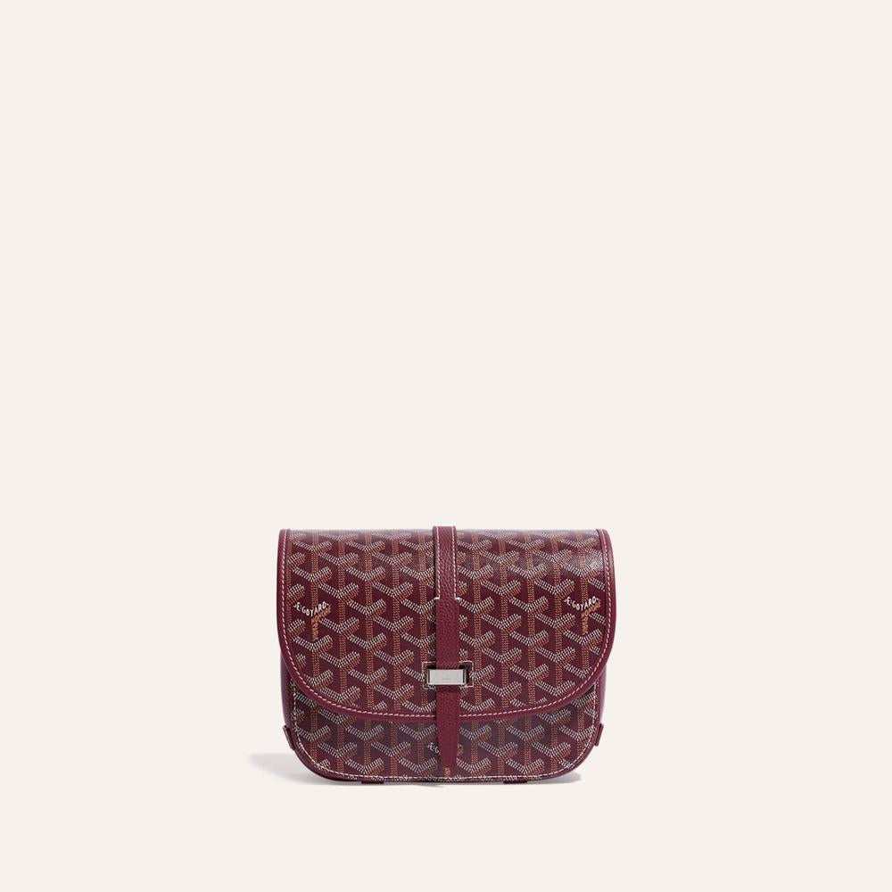 GOYARD Women Belvedere Bag PM Burgundy BELVE3PMLTY33CG33P