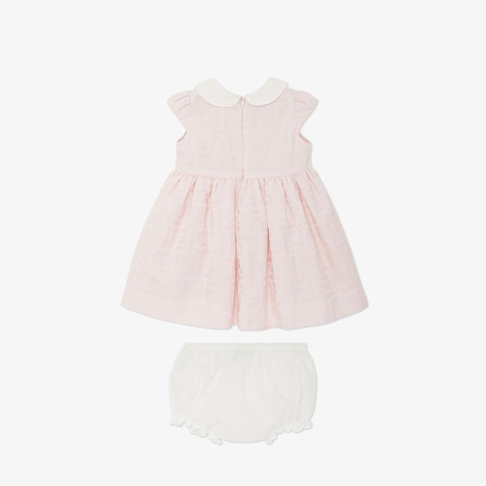 FENDI Kids Baby Dress Pink BFB515ARSYF0C11