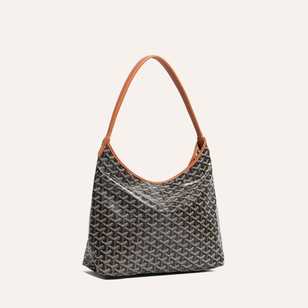 GOYARD Women Boheme Hobo Bag PM Black tan BOHEMEPMLTY01CL03P