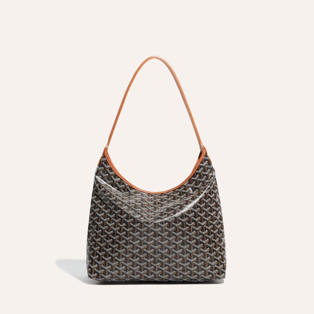 GOYARD Women Boheme Hobo Bag PM Black tan BOHEMEPMLTY01CL03P