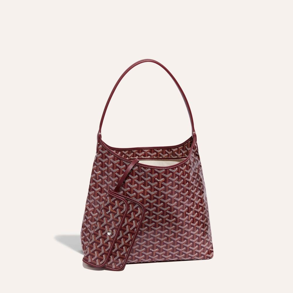 GOYARD Women Boheme Hobo Bag PM Burgundy BOHEMEPMLTY33CL33P