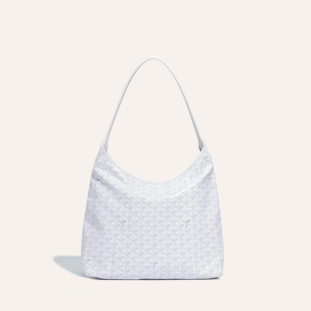 GOYARD Women Boheme Hobo Bag PM White BOHEMEPMLTY50CL50P