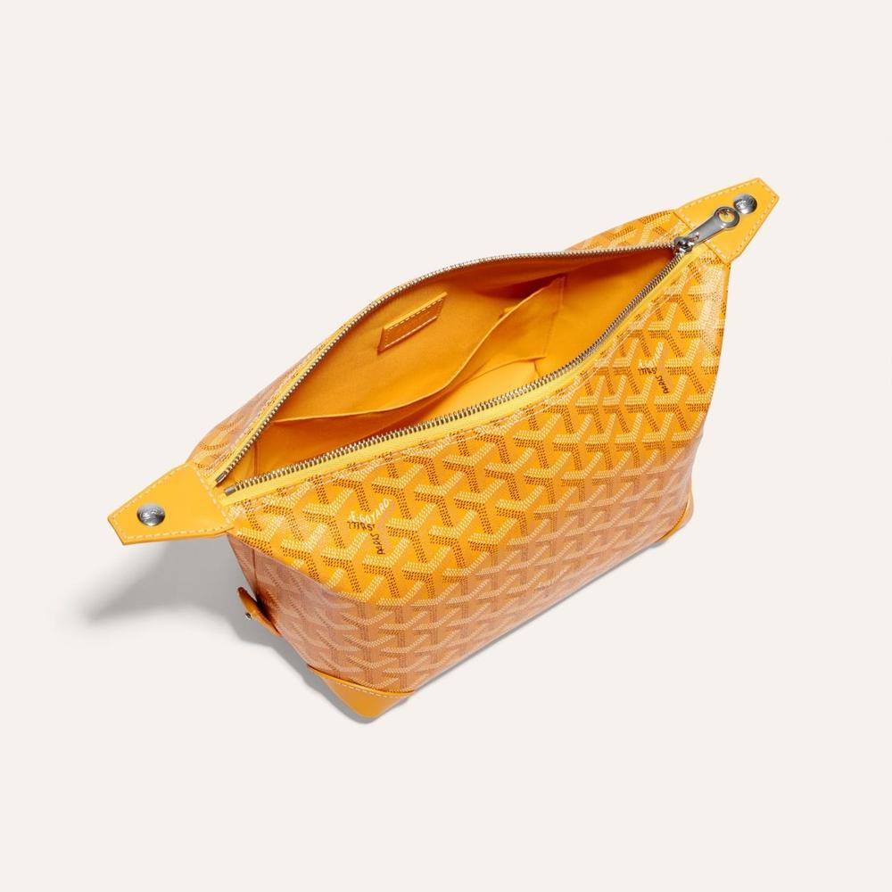 GOYARD Women Bowling 25 Clutch Yellow BOWLIN025TY08CL08P