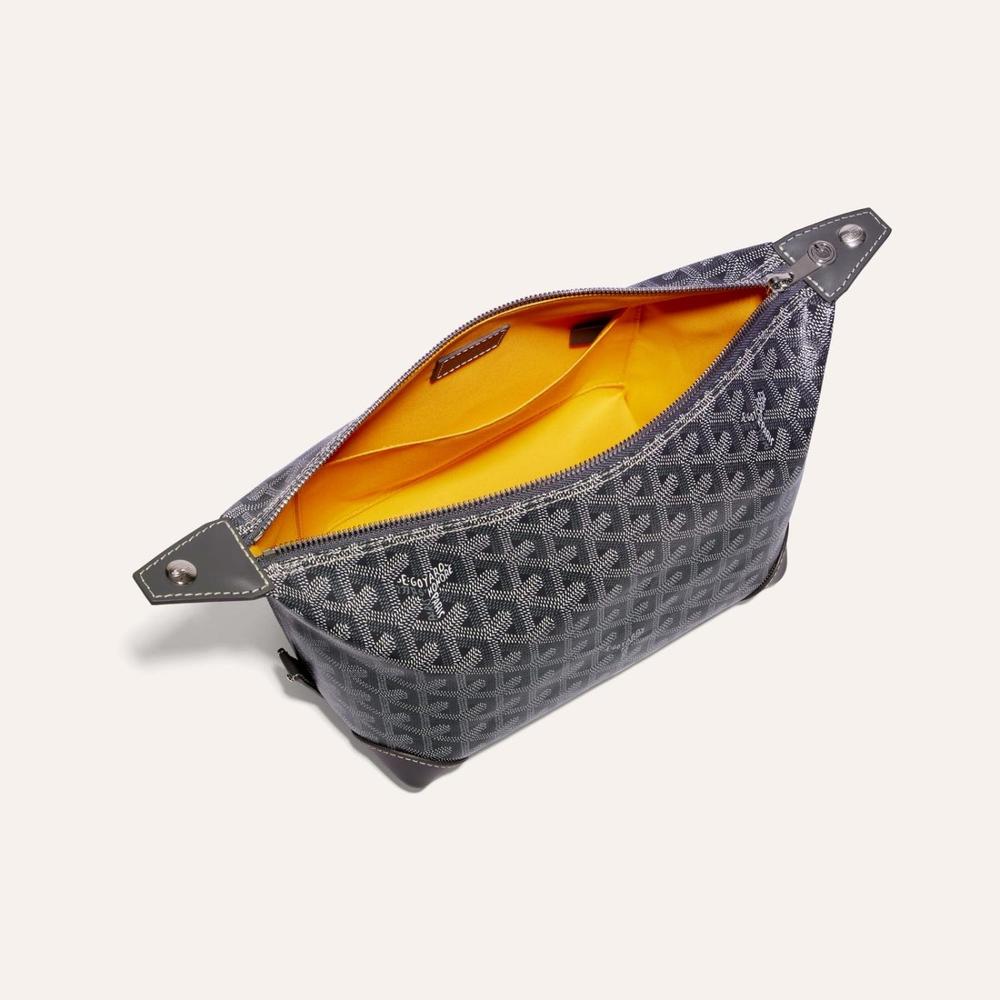 GOYARD Women Bowling 25 Clutch Grey BOWLIN025TY51CL51P