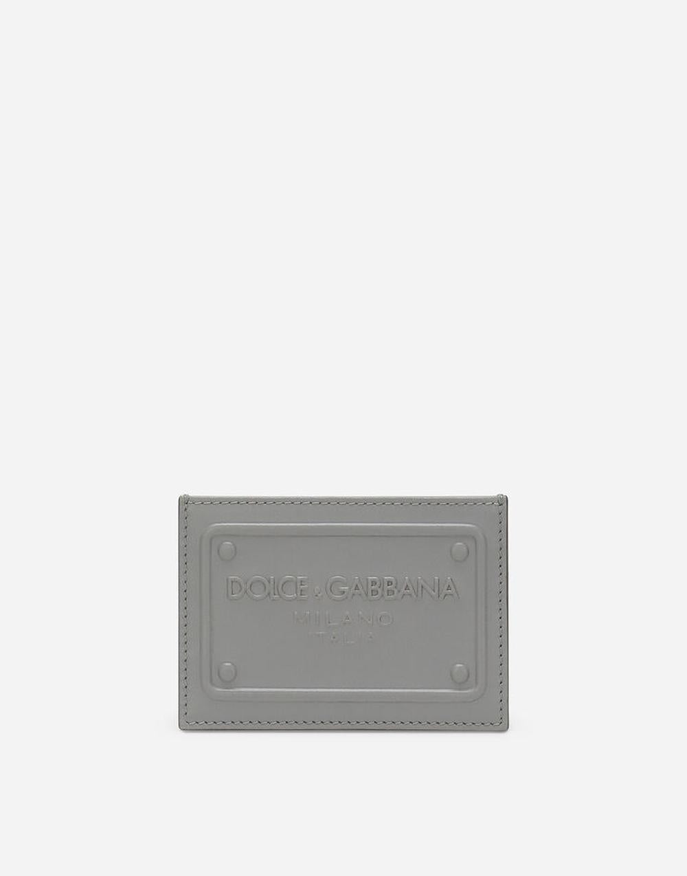 Dolce & Gabbana Men Calfskin card holder Grey BP3239AG21880753