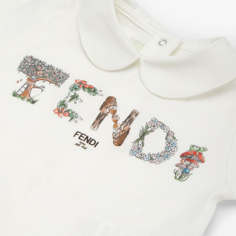 FENDI Kids Baby set White BUK137A8LKF0TU9