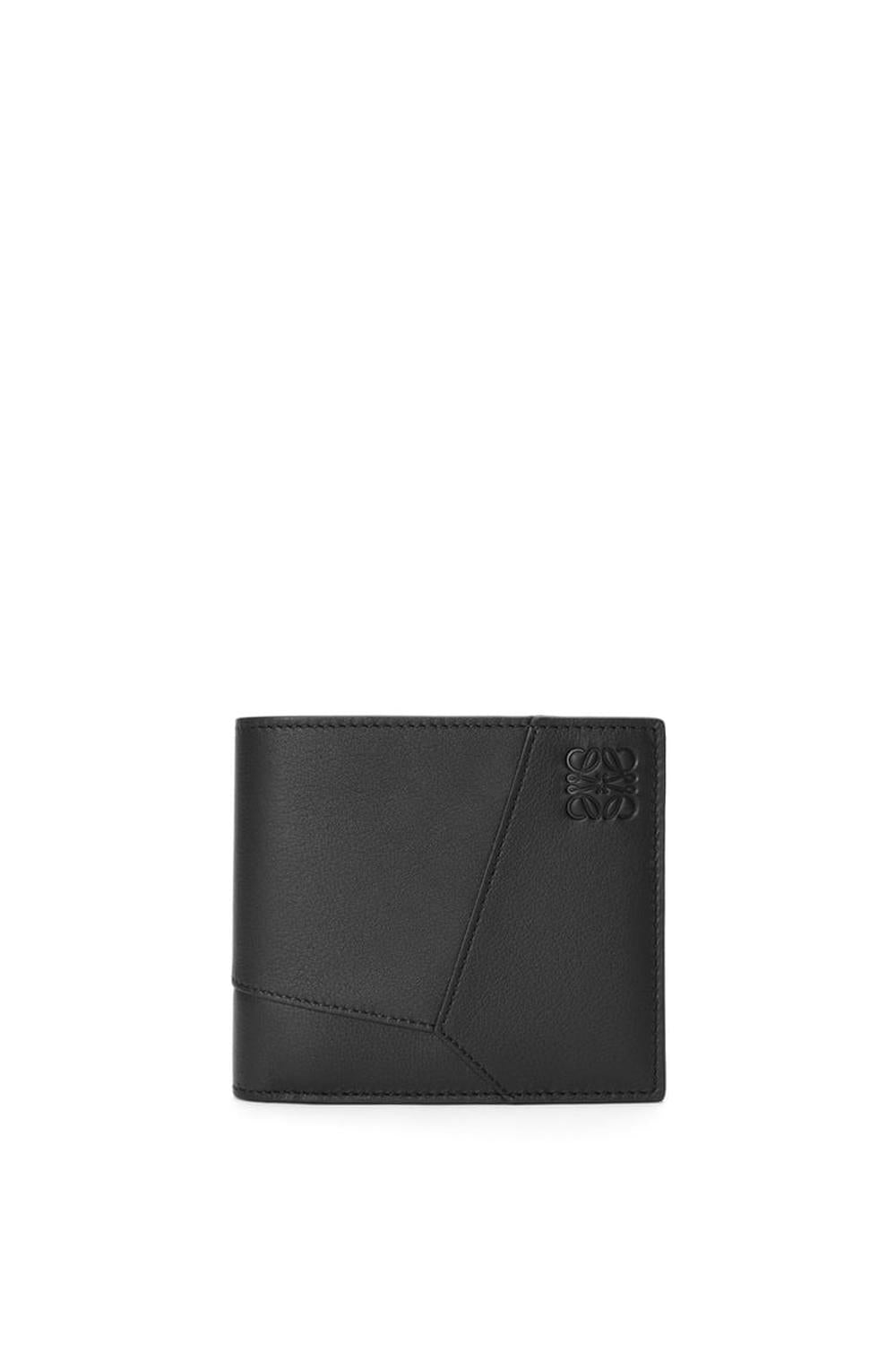 LOEWE Men Puzzle bifold wallet in classic calfskin Black C510302X16