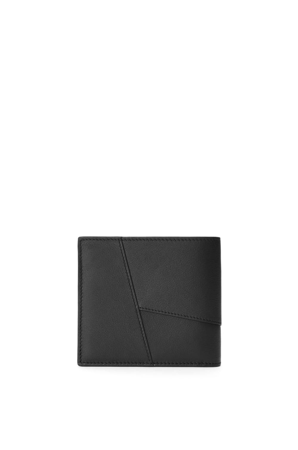 LOEWE Men Puzzle bifold wallet in classic calfskin Black C510302X16