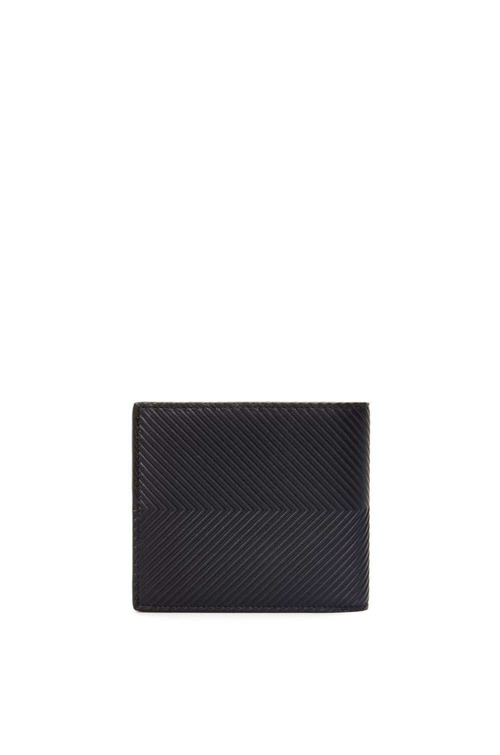 LOEWE Men Bifold wallet in textured classic calfskin Black C779302X02