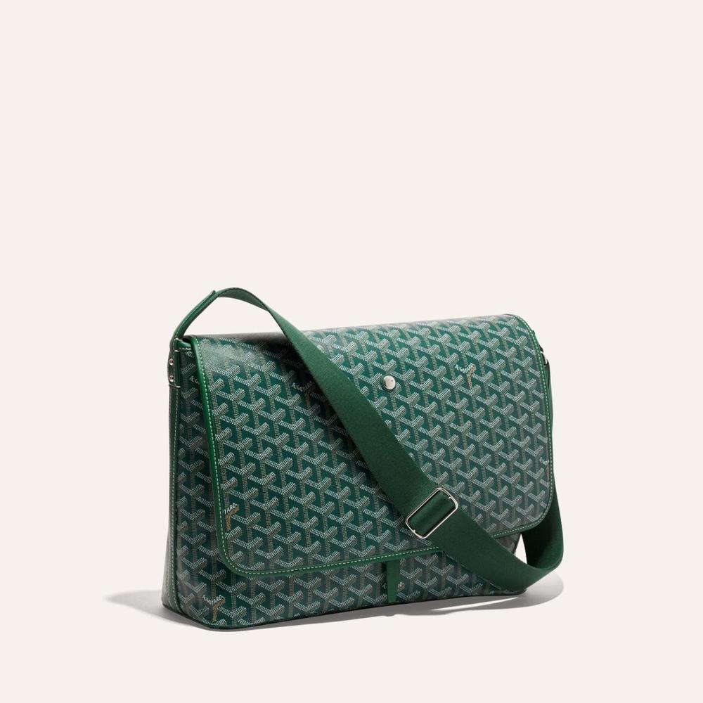 GOYARD Men Cafetien Messenger Bag MM Green CAPETIMMLTY09CG09P