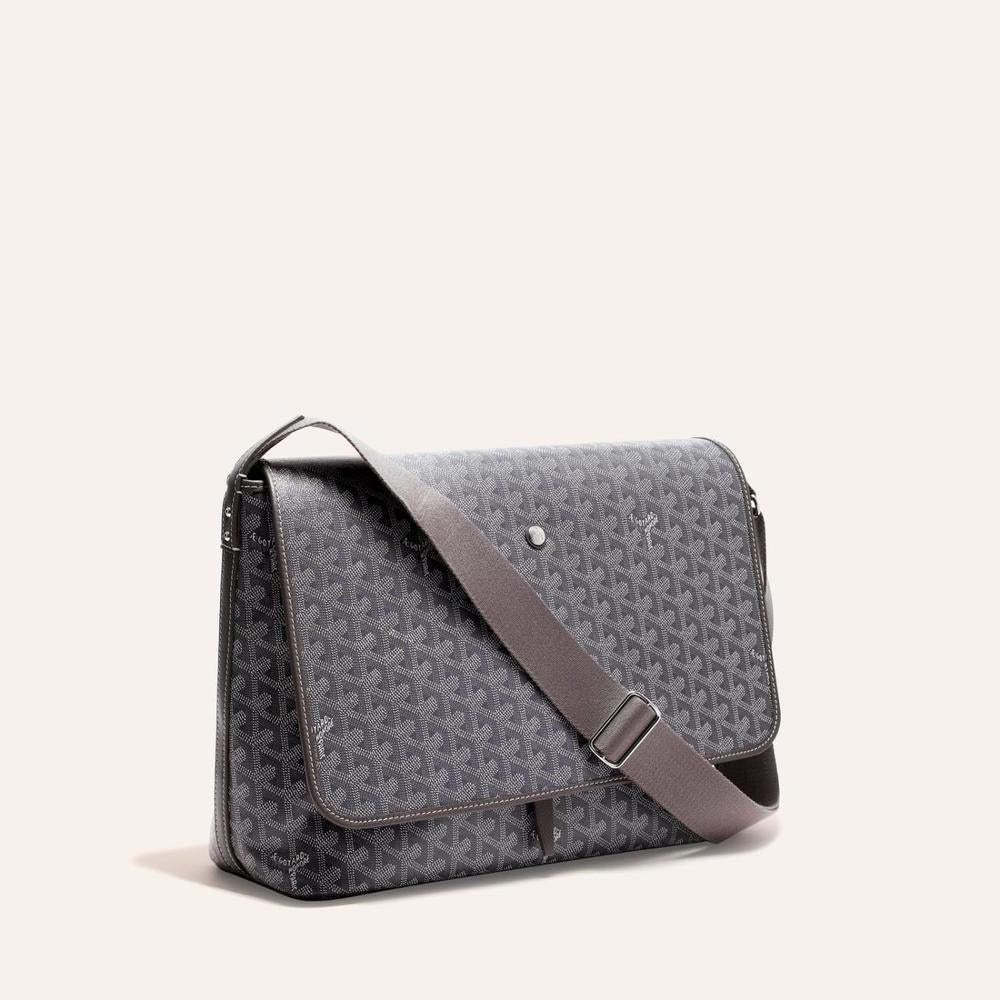 GOYARD Men Cafetien Messenger Bag MM Grey CAPETIMMLTY51CG51P