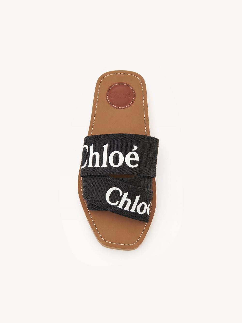 CHLOE Women Mules Woody Black CHC22U188Z3001