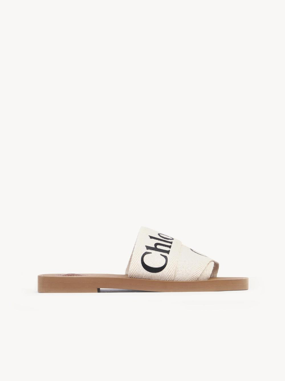 CHLOE Women Woody Mules White CHC22U188Z3101