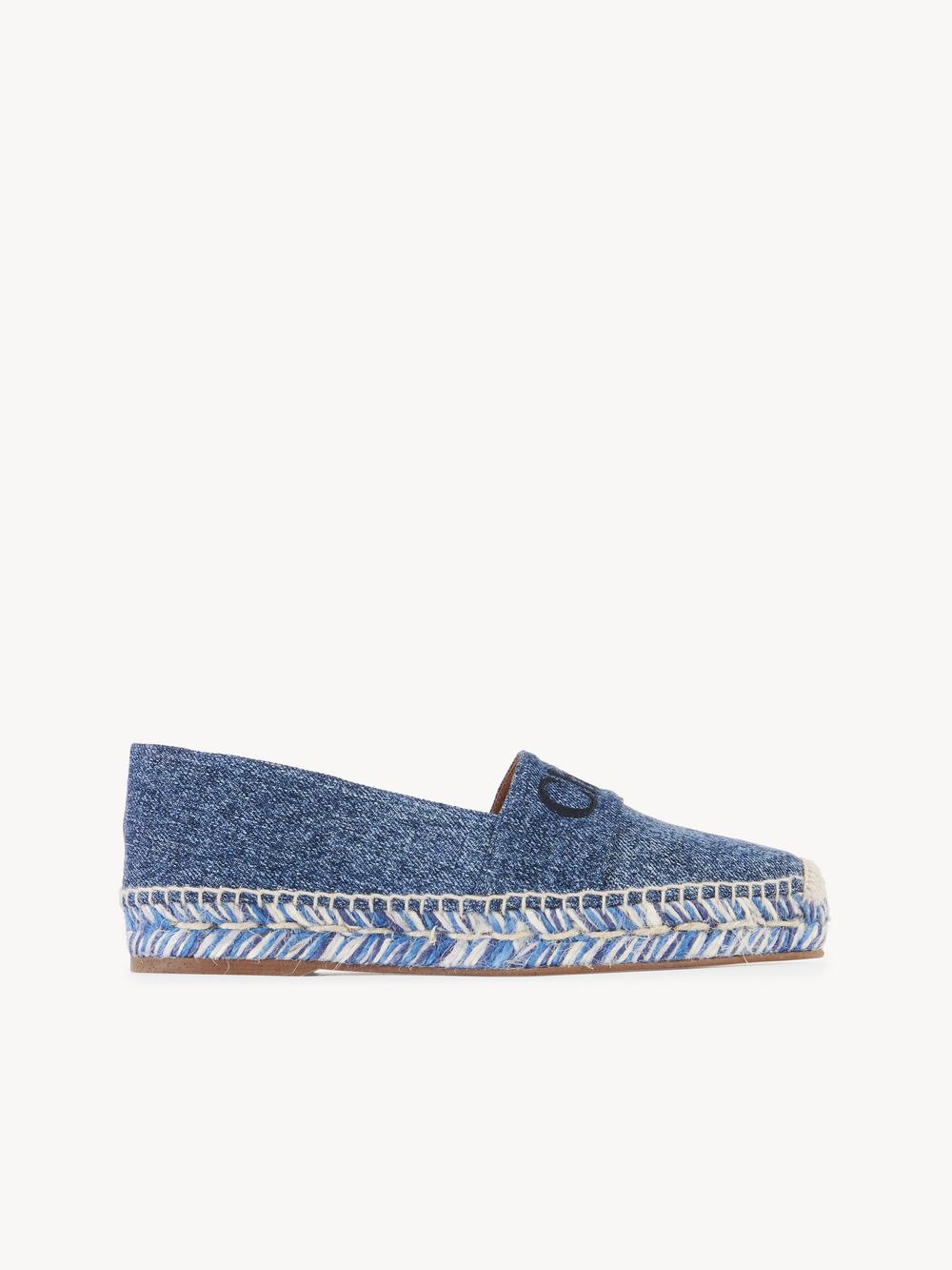 CHLOE Women Piia Espadrilles Denim CHC23U835CU45D