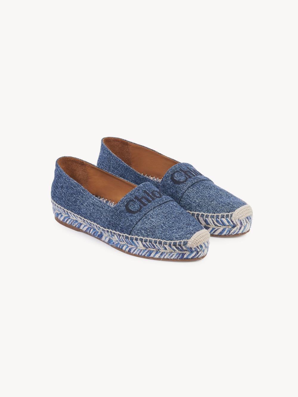 CHLOE Women Piia Espadrilles Denim CHC23U835CU45D