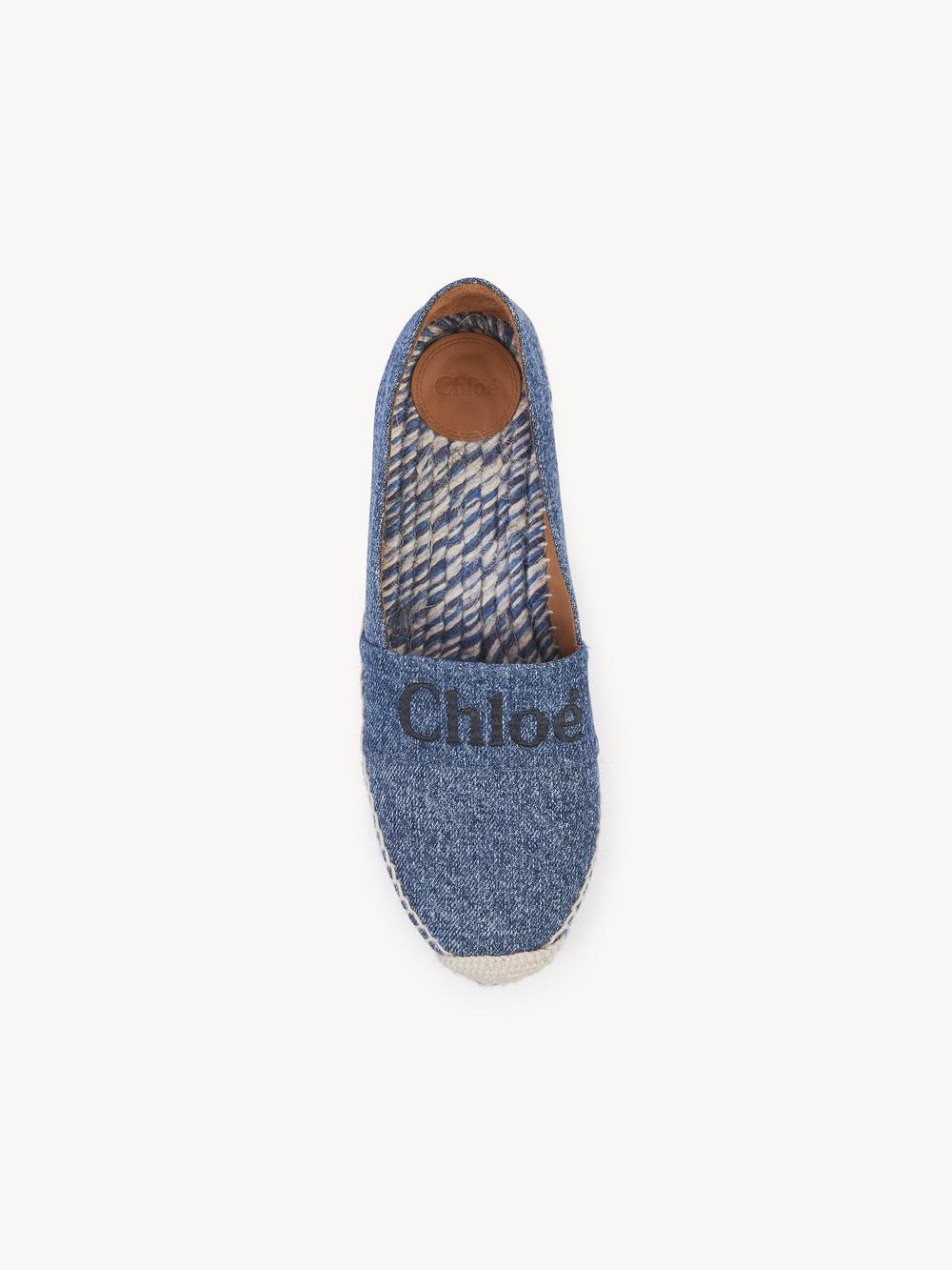 CHLOE Women Piia Espadrilles Denim CHC23U835CU45D