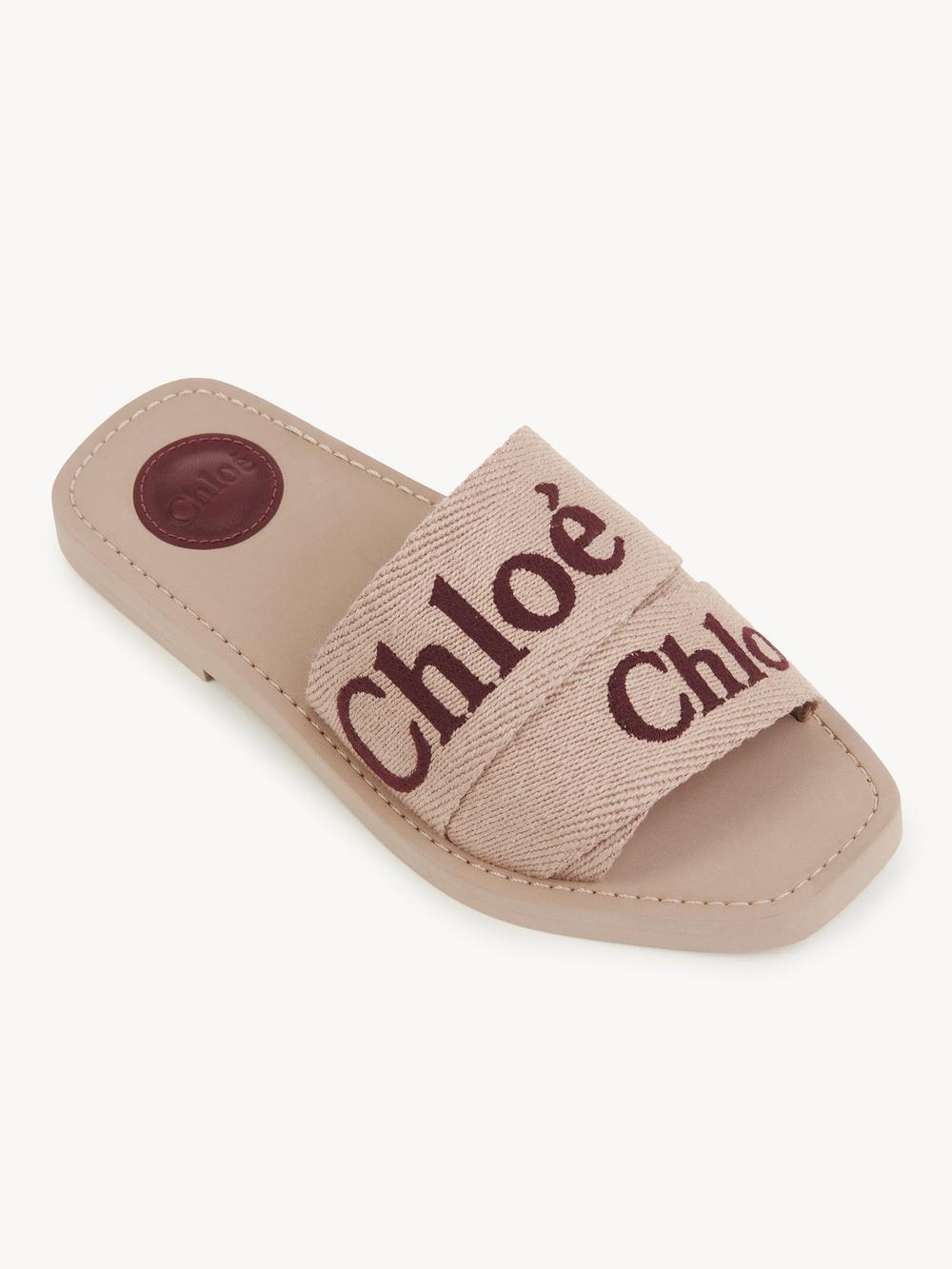 CHLOE Women Woody Mules Tan Rose CHC23W188GH6L6