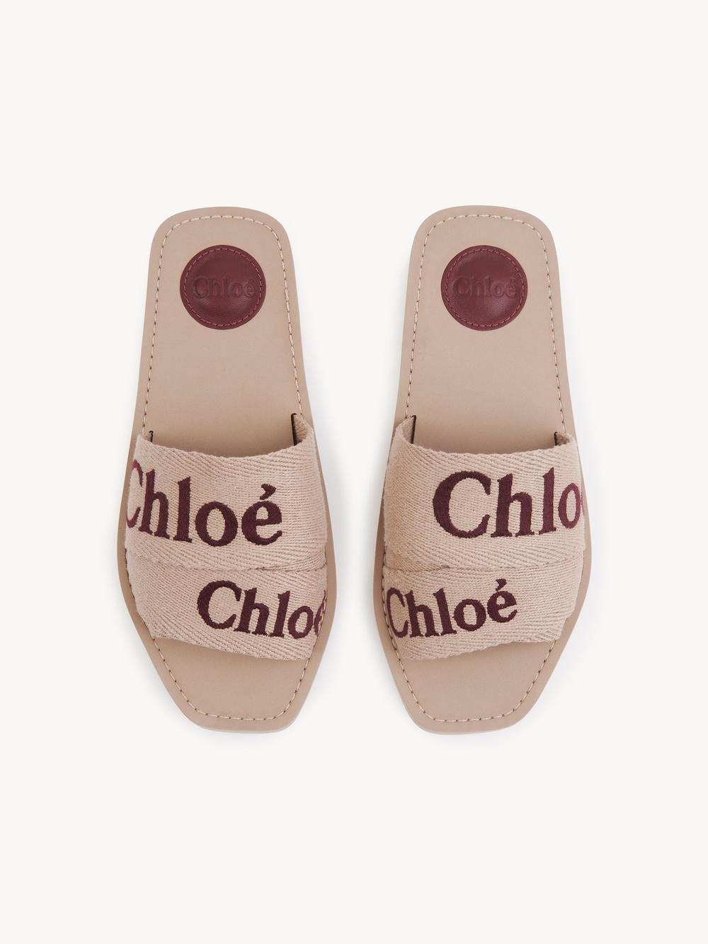 CHLOE Women Woody Mules Tan Rose CHC23W188GH6L6