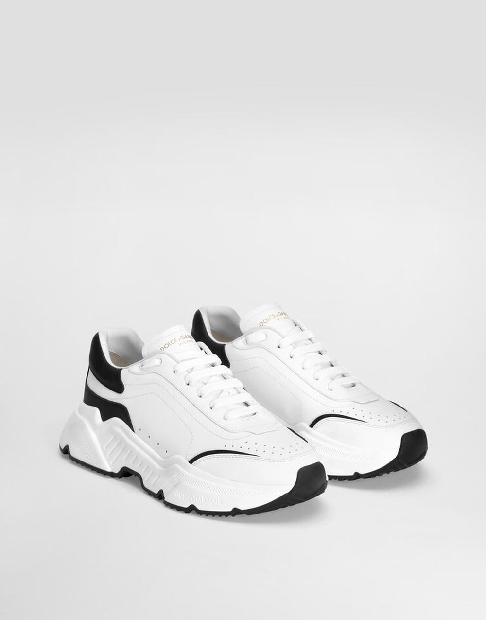 Dolce & Gabbana Men Daymaster sneakers in nappa calfskin White/Black CS1791AX58989697