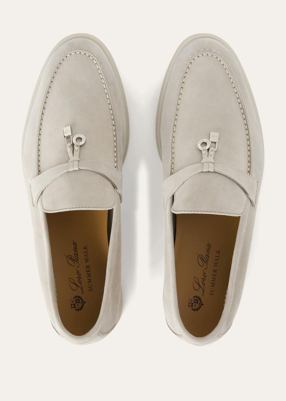 LORO PIANA Women Summer Charms Work Loafer Powder Pearl FAE5444_A760