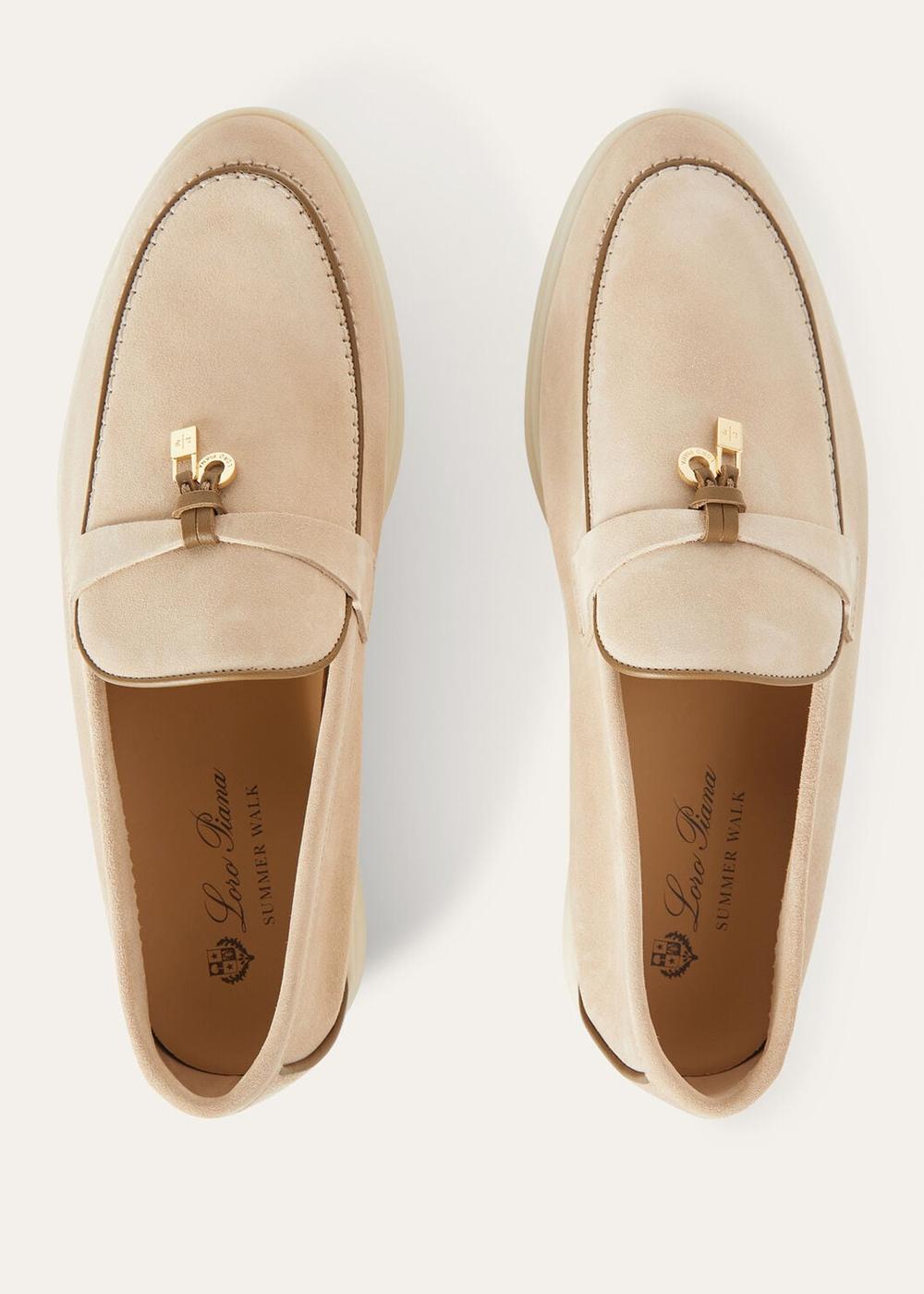 LORO PIANA Women Summer Charms Work Loafer Natural Light Camel FAL5899_A0C7