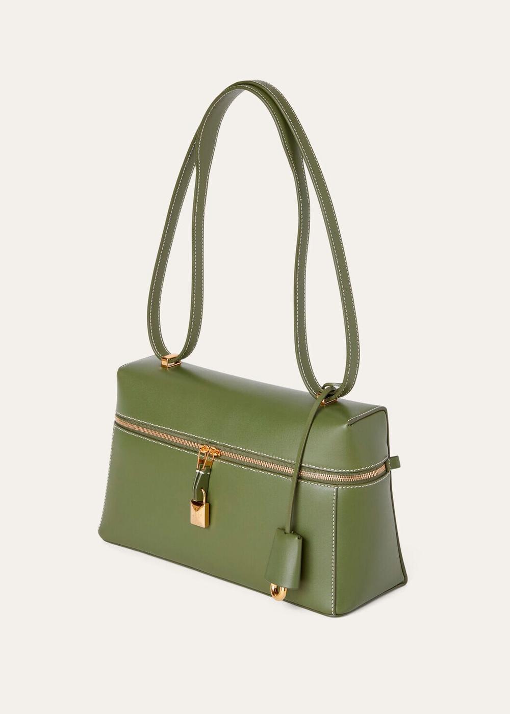 LORO PIANA Women Extra Bag L27 Dark Lichen Green FAN3462_50OM