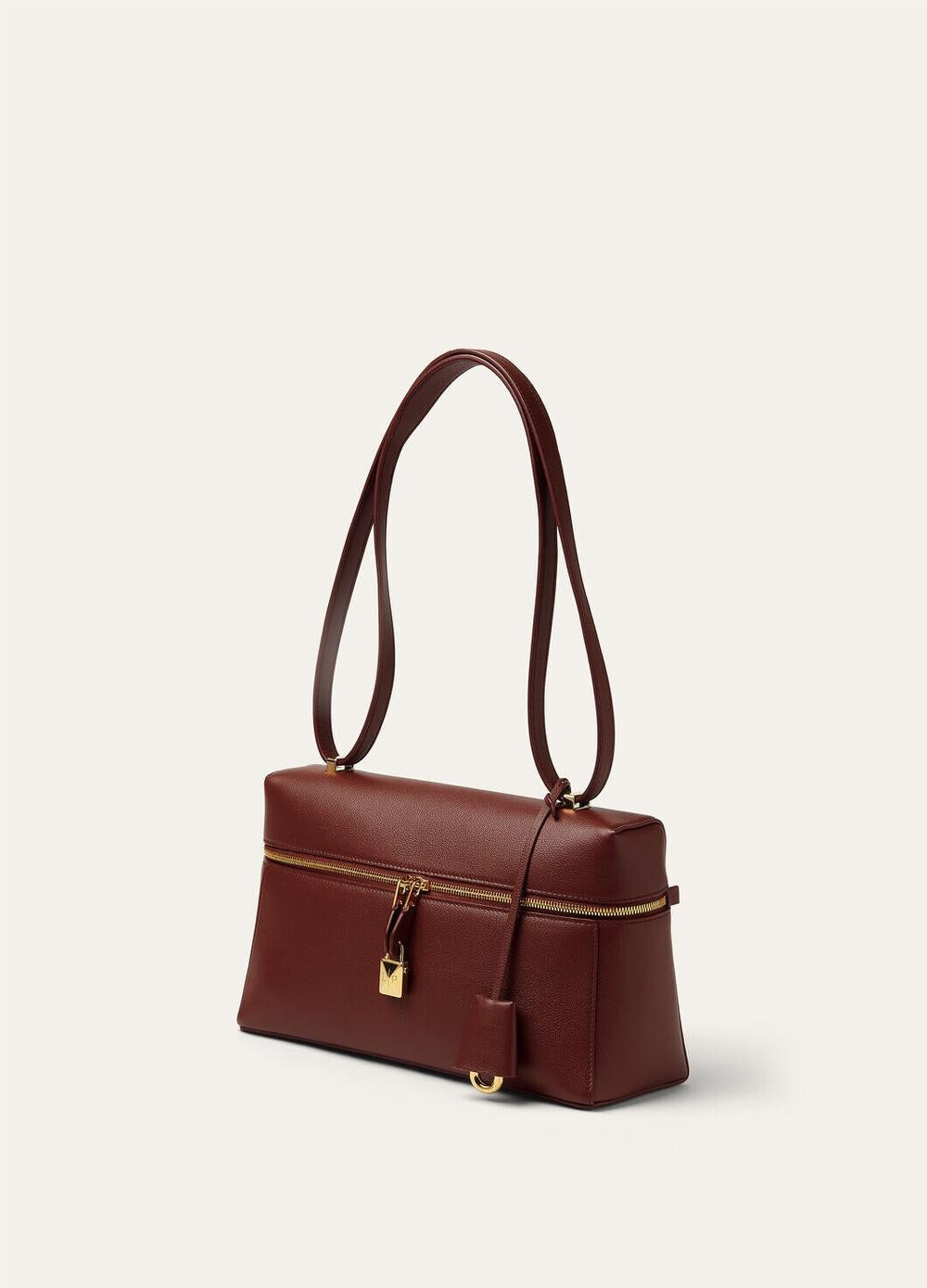 LORO PIANA Women Extra Bag L27 Smoked Caramel/Sun Gold FAO0981_P0AO