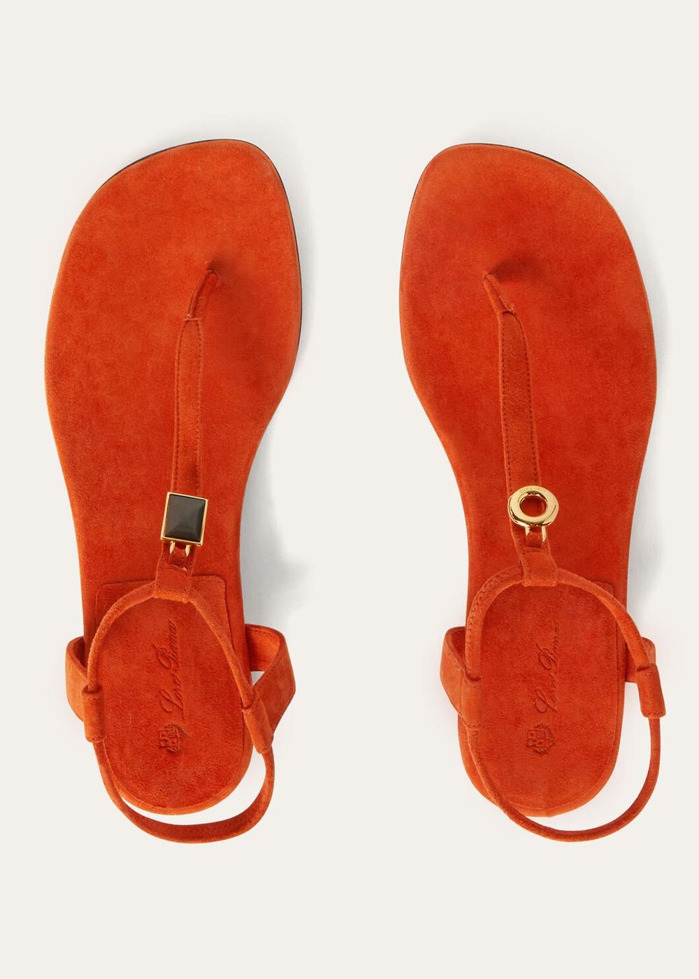 LORO PIANA Women Mindil Sandals Kyoto Orange FAO1561_L0AG