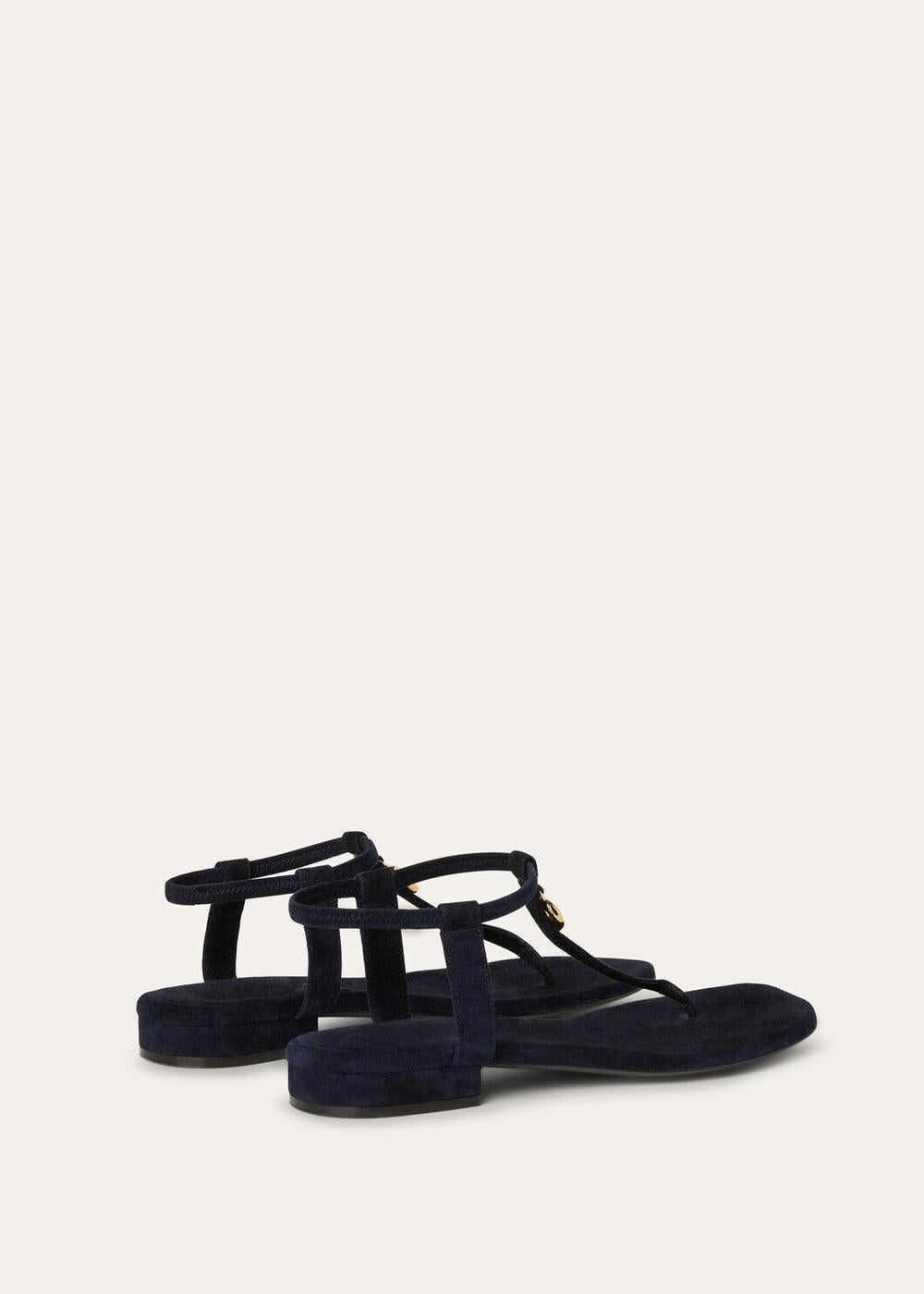 LORO PIANA Women Mindil Sandals Blue Navy FAO1561_W000