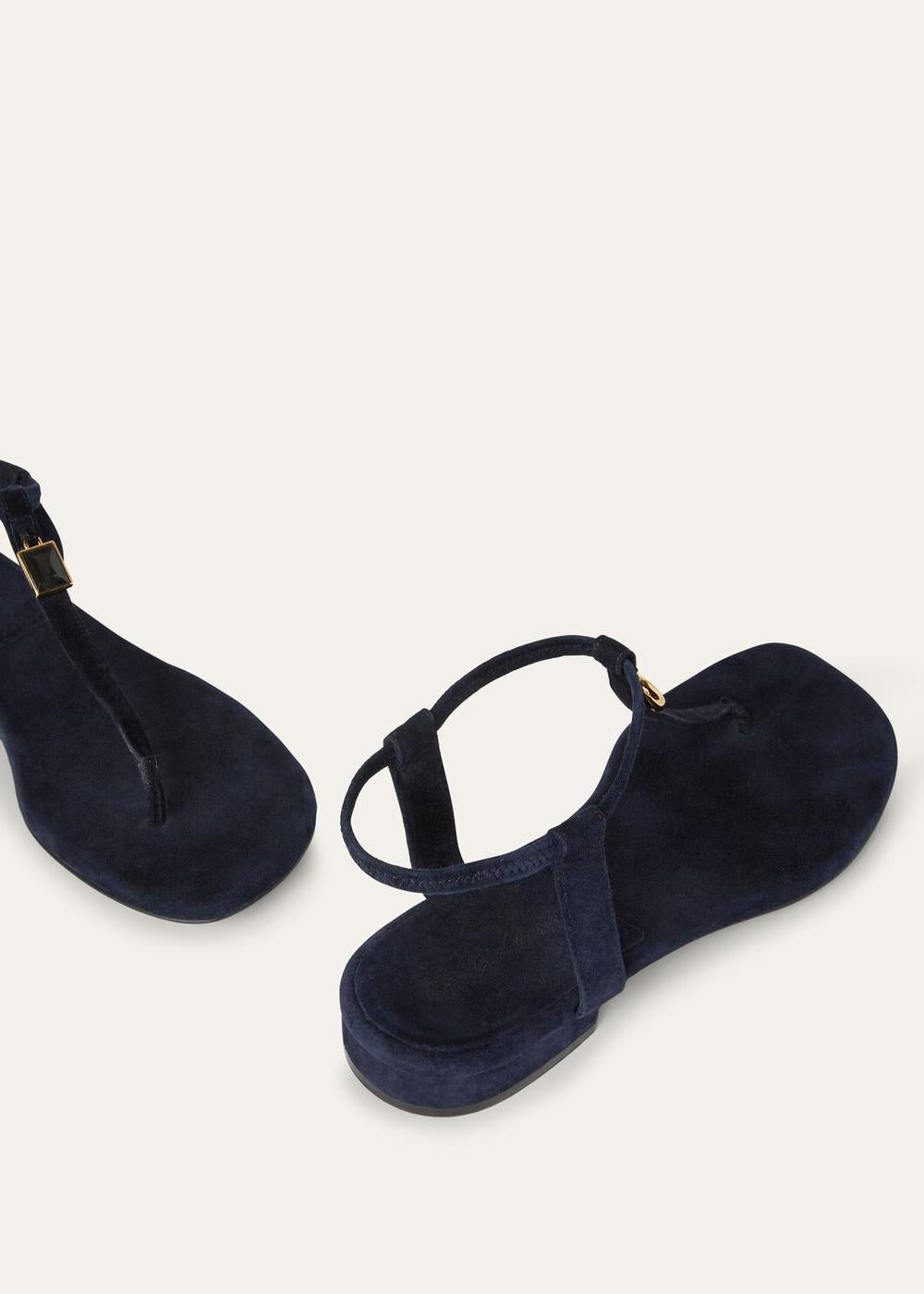 LORO PIANA Women Mindil Sandals Blue Navy FAO1561_W000