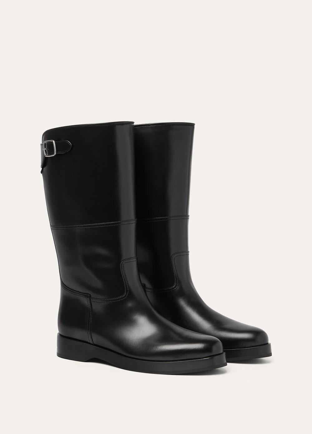 LORO PIANA Women Lupo boots Black FAO7351_8000