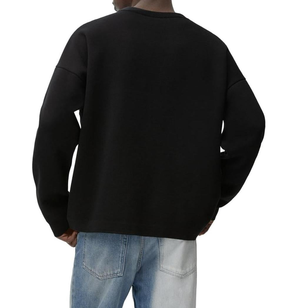 LOEWE Men Sweater in cotton blend Black H526Y14KDK-1100