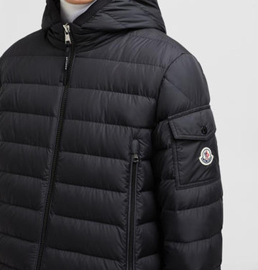 MONCLER Men Galion Hooded Short Down Jacket Black J20911A00079549SK999