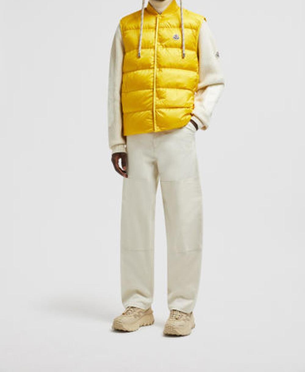 MONCLER Men Serot Down Gilet Yellow J20911A001565967G109