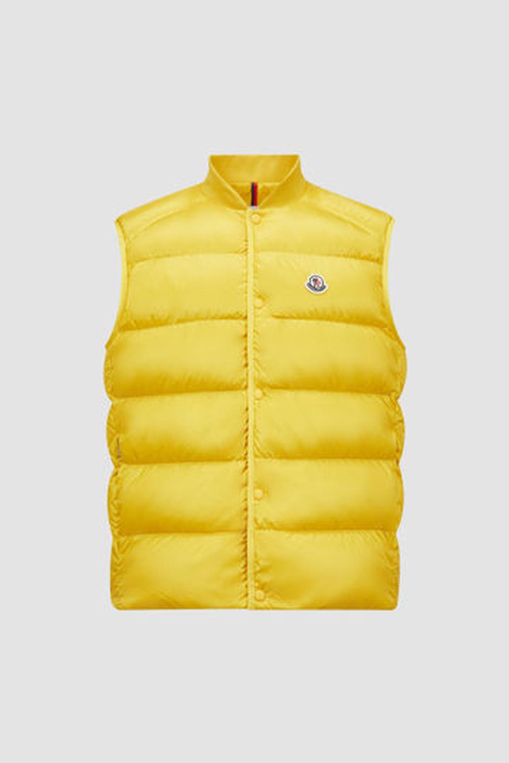 MONCLER Men Serot Down Gilet Yellow J20911A001565967G109