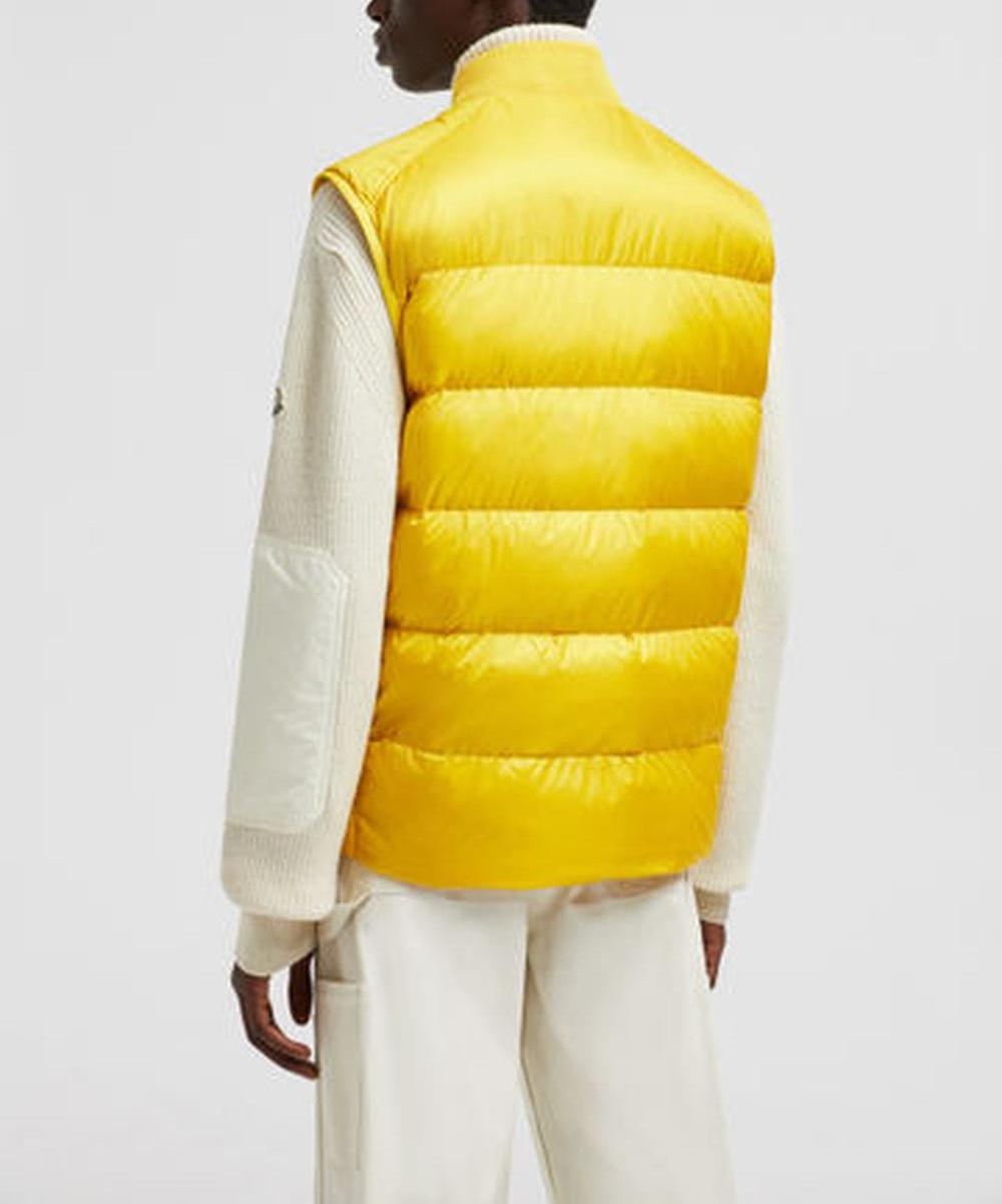 MONCLER Men Serot Down Gilet Yellow J20911A001565967G109