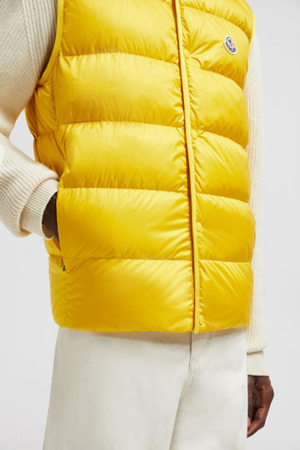 MONCLER Men Serot Down Gilet Yellow J20911A001565967G109