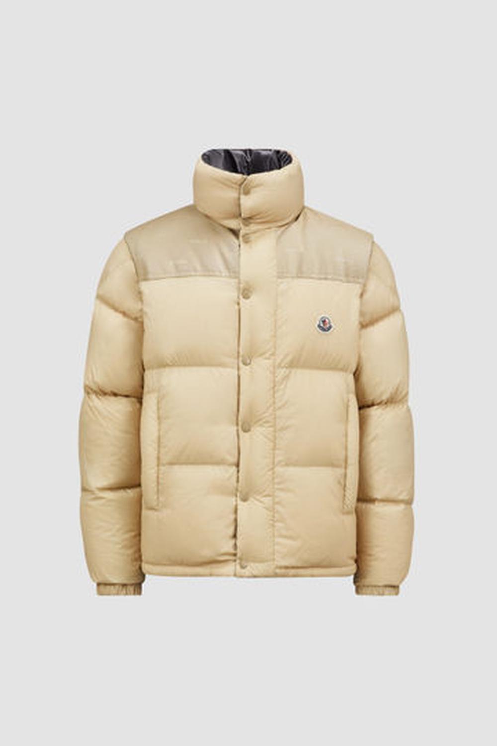 MONCLER Men Moncler Verone Reversible Short Down Jacket Sand Beige J20911A002115985T230