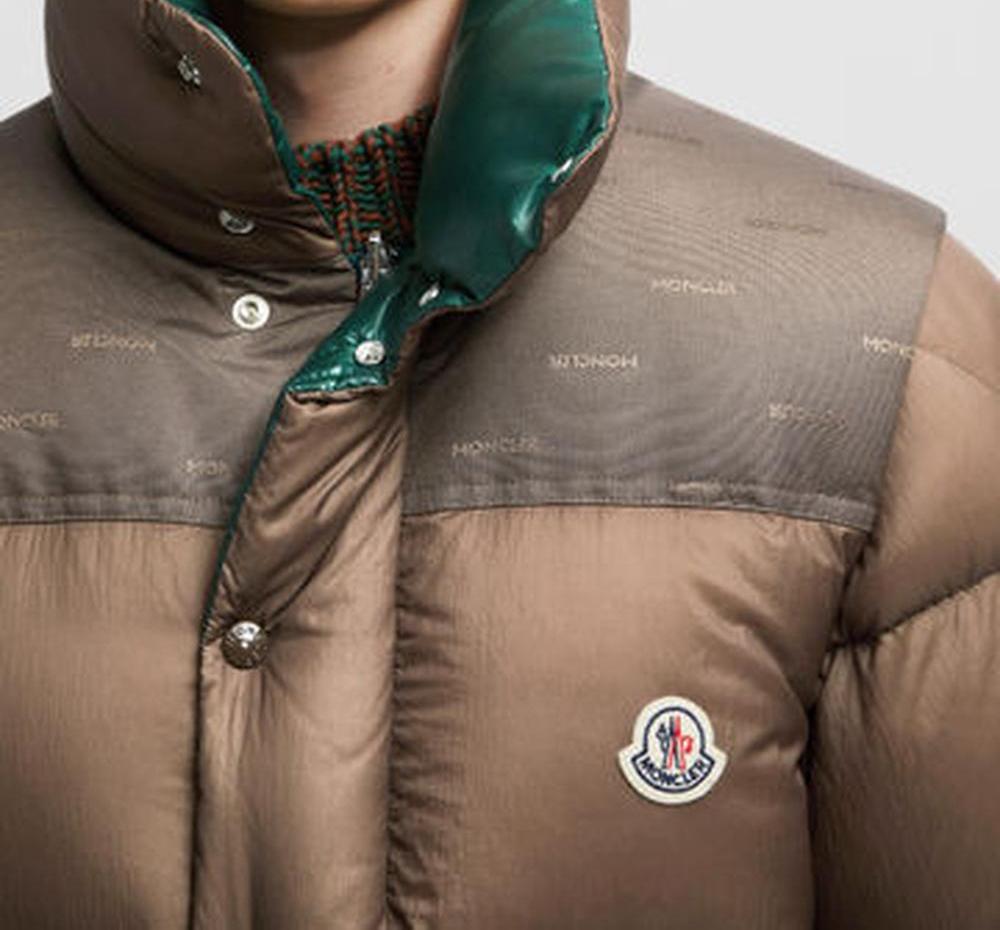 سترة قصيرة من MONCLER Verone Reversible للرجال من MONCLER باللون البني J20911A002115985T263