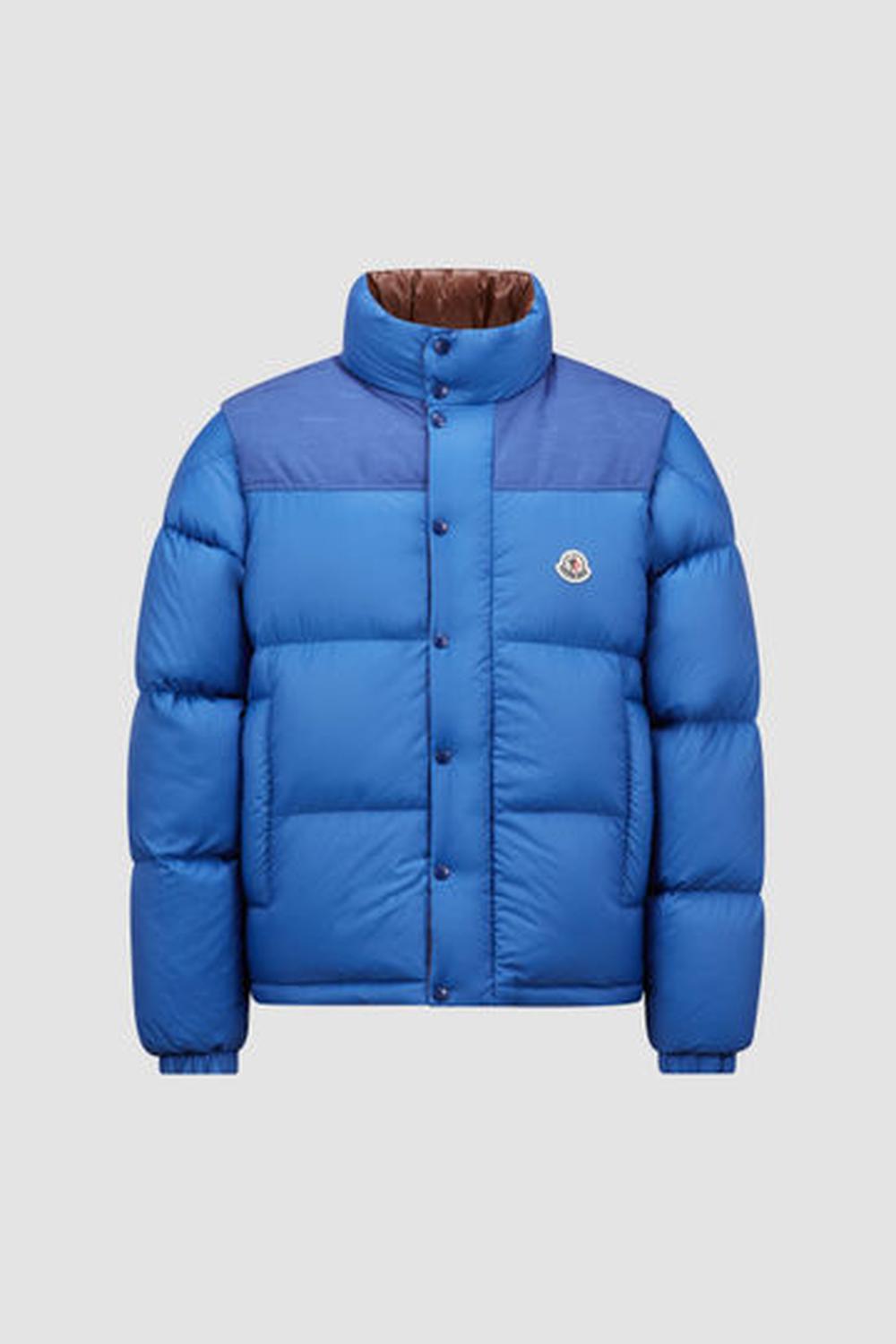 MONCLER Men Moncler Verone Reversible Short Down Jacket Electric Blue J20911A002115985T735