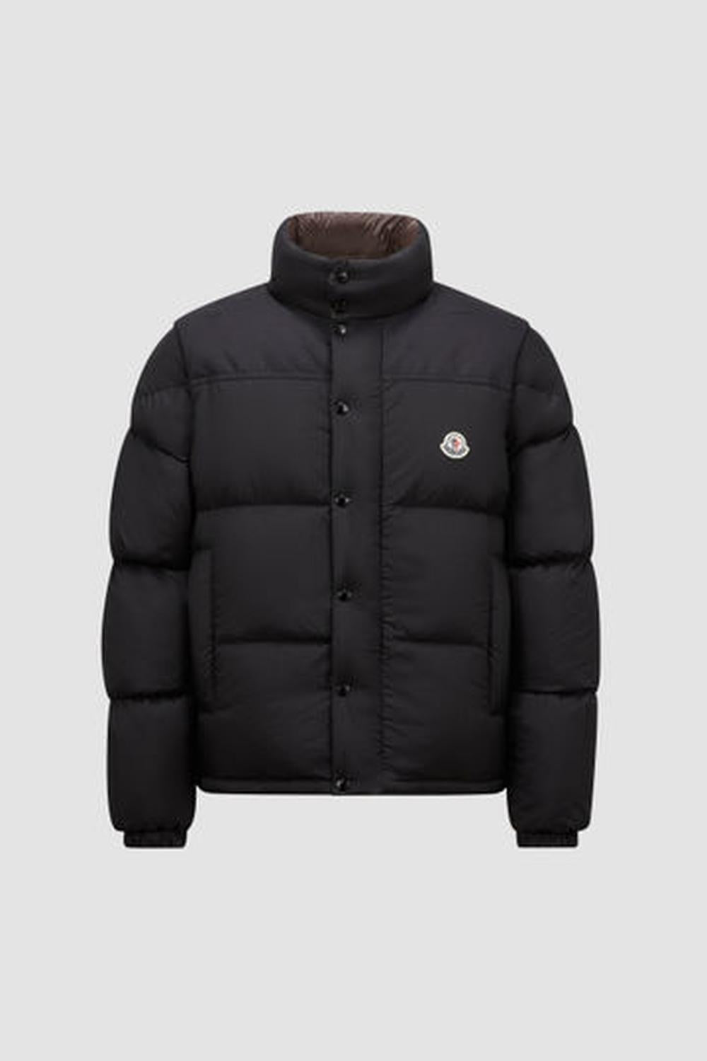 سترة قصيرة قابلة للعكس من MONCLER للرجال من Verone باللون الأسود J20911A002115985T999