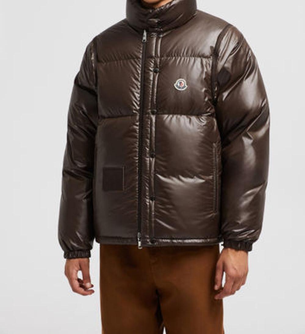 سترة قصيرة قابلة للعكس من MONCLER للرجال من Verone باللون الأسود J20911A002115985T999