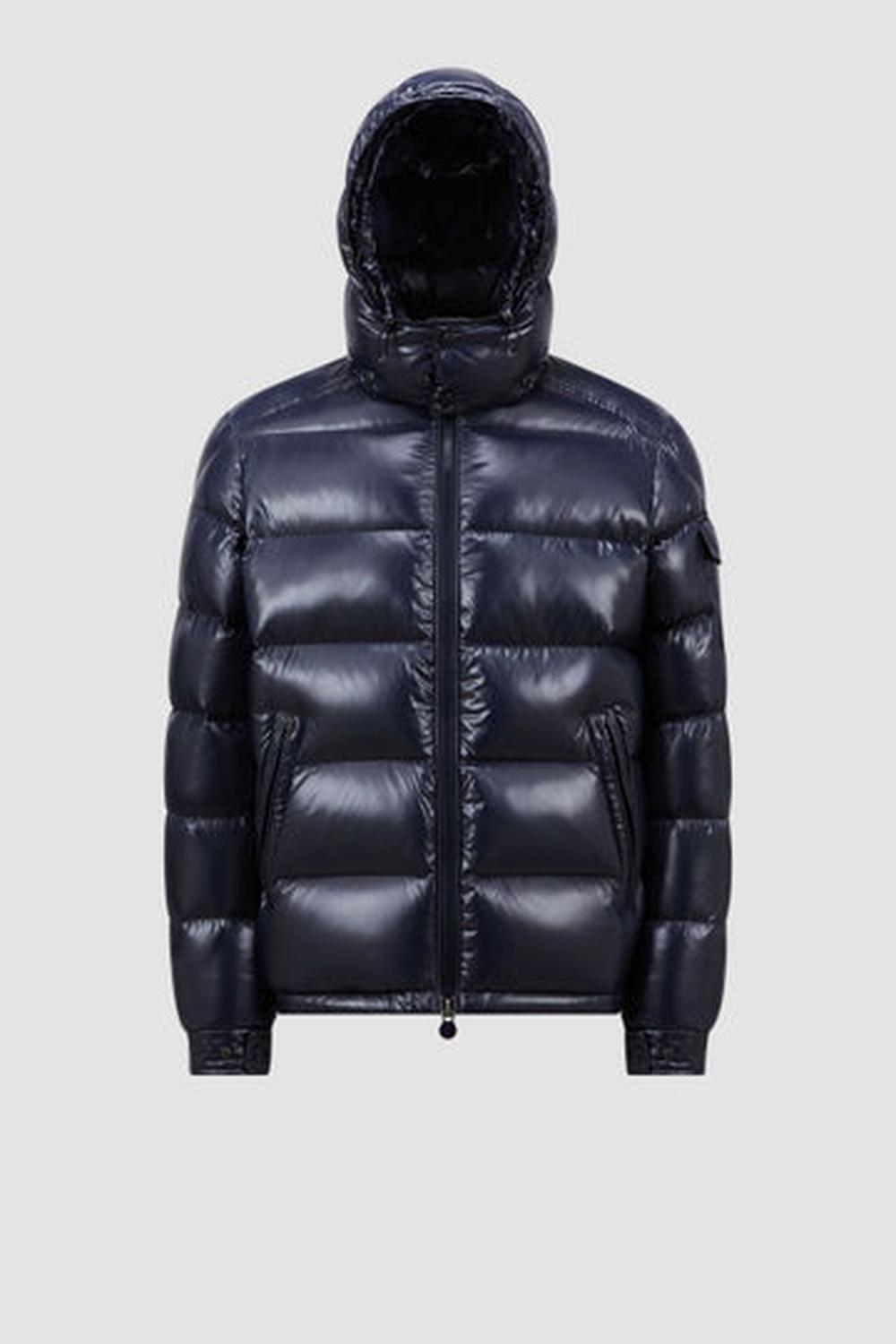 MONCLER Men Moncler Maya Hooded Short Down Jacket Night Blue J20911A5360068950742