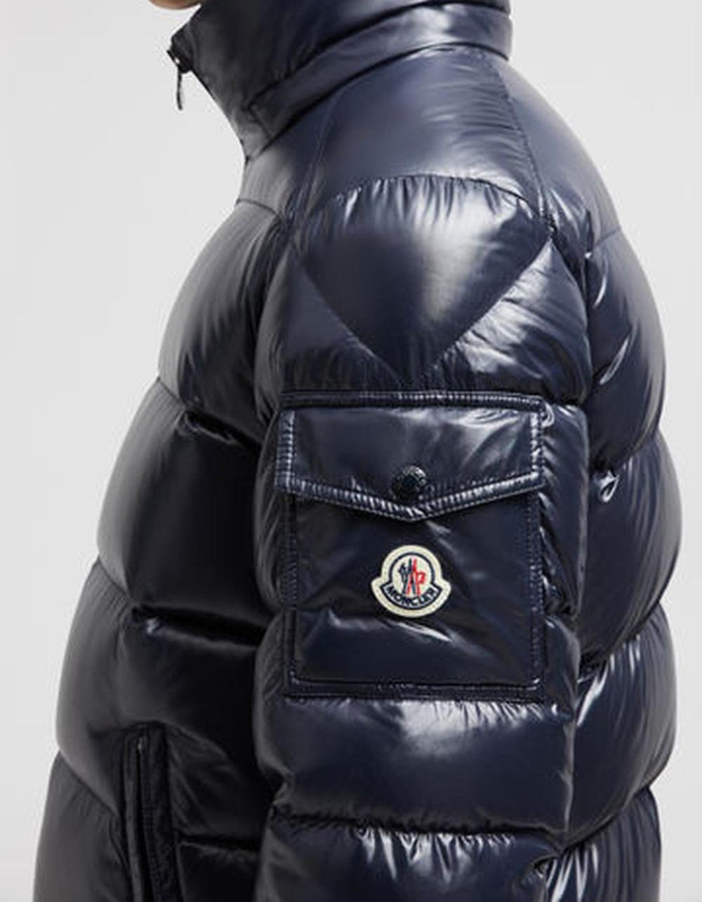 MONCLER Men Moncler Maya Hooded Short Down Jacket Night Blue J20911A5360068950742