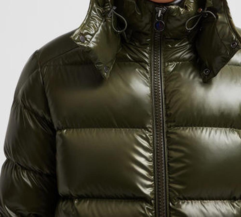 MONCLER Men Moncler Maya Hooded Short Down Jacket Olive Green J20911A5360068950833