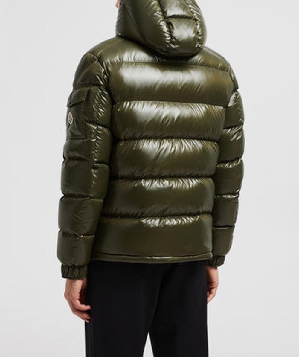 MONCLER Men Moncler Maya Hooded Short Down Jacket Olive Green J20911A5360068950833