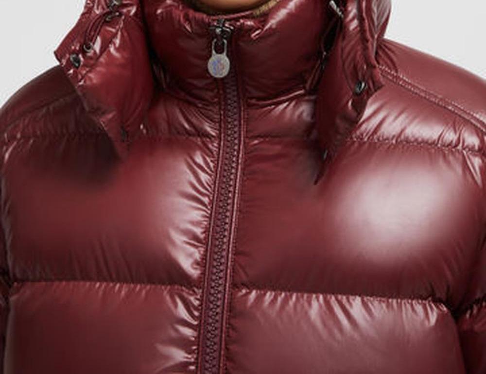 MONCLER Men Moncler Maya Hooded Short Down Jacket Burgundy J20911A5360068950U64